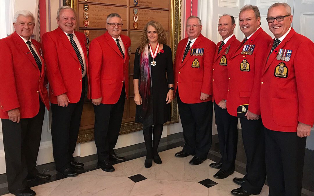 First Poppy Ceremony 23rd October 2017 – Rideau Hall